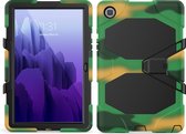 BixB Backcover Samsung Galaxy Tab S6 Lite (2020 / 2022) Hoes Extreme Army Case – Groen Camouflage