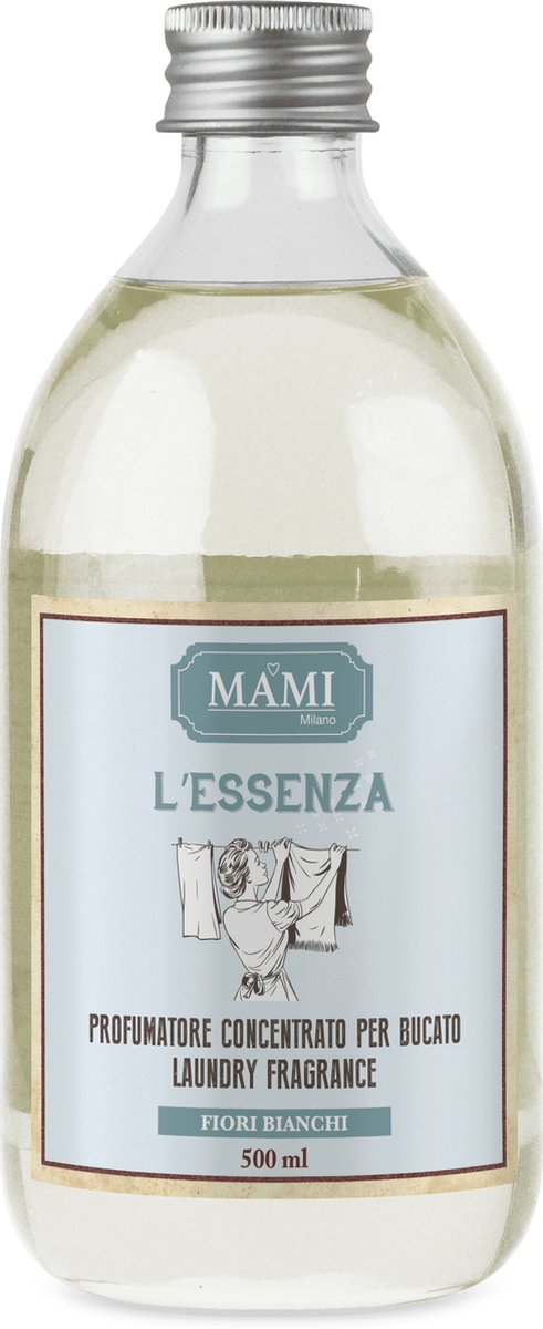 Mami Milano® Wasparfum Fiori Bianchi - Proefpakket - 500 ML - Parfum bij de Was