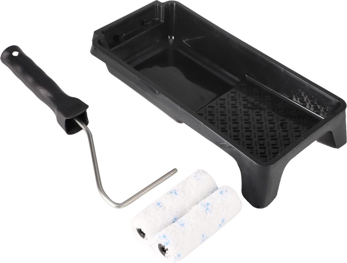 Copenhagen Pro beitsset - 4-delig - 2 microvezel rollers 10 cm - verfbakje - beugel