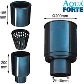 AquaForte drijvende skimmer 190mm (met korf)