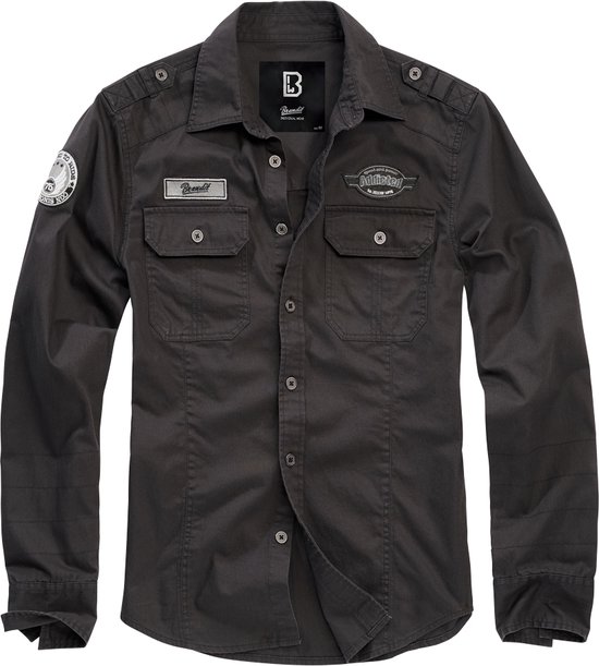 Homme - Homme - Nouveauté - Moderne - Chemise Luis Vintage noir