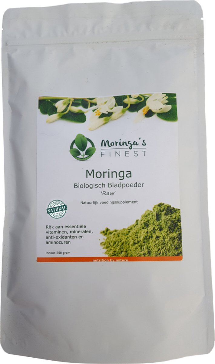Goedkoopste Moringa blad poeder 250 gram - Moringa's Finest