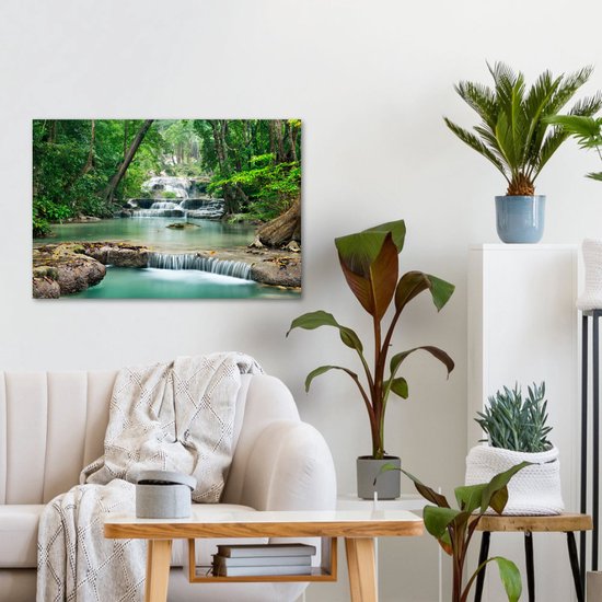 Tableau sur toile – Cascade dans la forêt tropicale