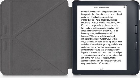 kwmobile e-reader hoesje geschikt voor Kobo Libra 2 hoes - Ereader flip case met standaard - E reader cover van kunstleer - In mintgroen van kwmobile — afbeelding 4