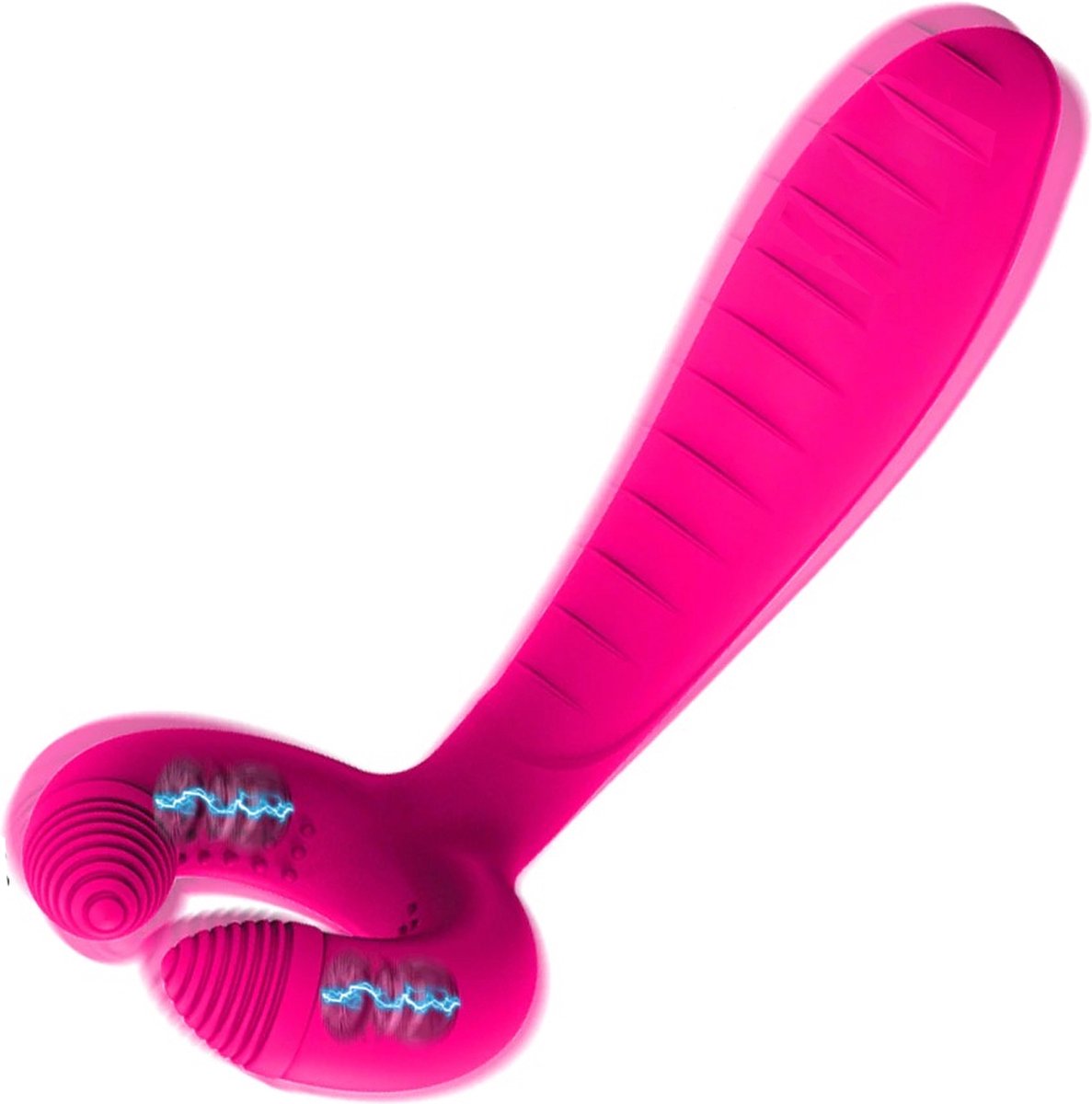 Goedkoopste Dubbel Trubbel® Dubbele Penetratie Penis Vibrator & Cockring - Vibrator Voor Mannen - 2 in 1 Seksspeeltje - Dildo - Heerlijk Gevoel