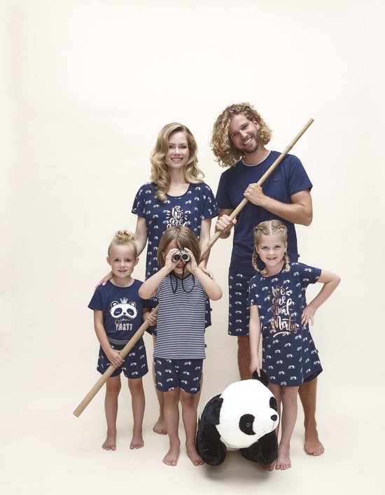 Foto: Charlie choe meisjes pyjama we are soul mates panda indigo