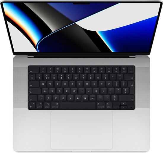 MacBook Pro 16-inch | M1 Max 10-core CPU | 24-core GPU | 32GB werkgeheugen | 1TB SSD | Zilver | NL Qwerty - Apple - Hoofdafbeelding