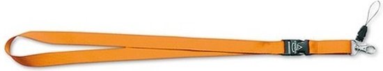 30 stuks oranje keycords - 55 cm - lanyards
