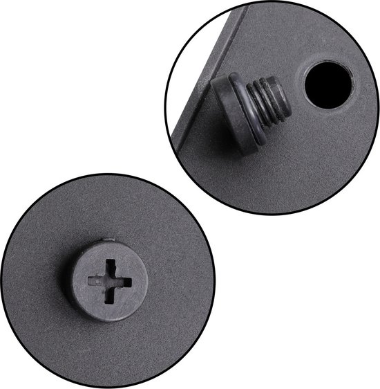 Casaria Bloempotten - 3 stuks - Polyrattan van Deuba — afbeelding 4