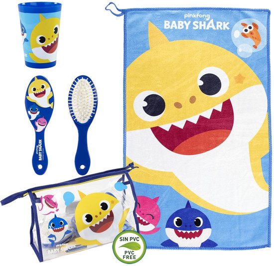 Ensemble de voyage Bébé Shark Trousse de toilette