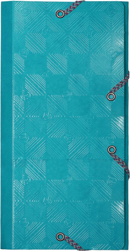 Chemise Carton Idena A3 Motif Fées - Porte-Documents Avec Fermeture Élastique - Bleu/Violet