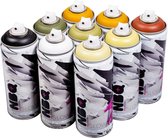 NBQ Slow Pro - Spray Paint - Ground Tones - voordeelpakket van 9 kleuren