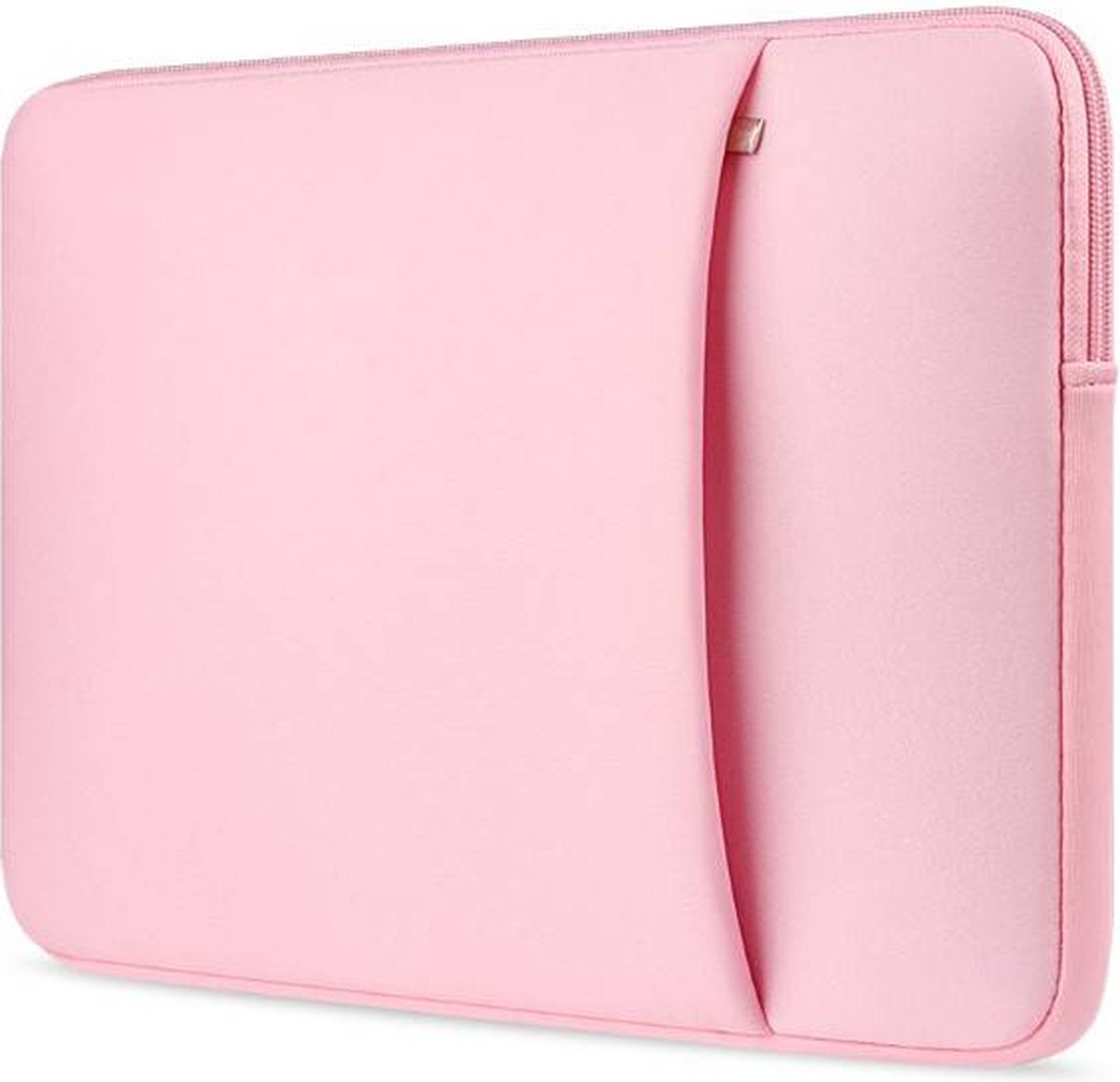 Case2go - Laptop Sleeve geschikt voor Macbook en Laptop - met extra vak voor Tablet - 13.3 inch - Roze - Case2go