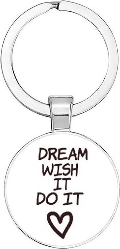 Akyol - dream wish it do it sleutelhanger - dromen - waarmaken - cadeautje  -... | bol.com