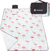 Springos Picknickkleed | Picknickdeken | Buitenkleed | Picknick | 130 x 170 cm | Flamingo