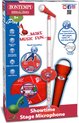foto van Bontempi Spa Microfoon Showtime Stage Junior - Speelgoedmicrofoon - Wit/rood