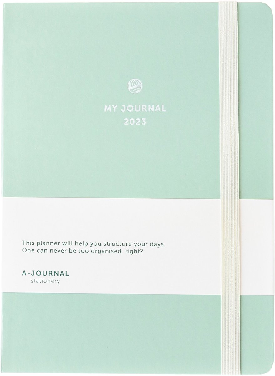 A-journal My Journal Agenda - 2023 - Mintgroen - A5