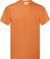 Oranje 2 Pack t-shirt Fruit of the Loom Original maat L