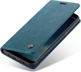 OPPO A74 5G - CaseMe Bookcase - Portemonnee hoesje - Blauw