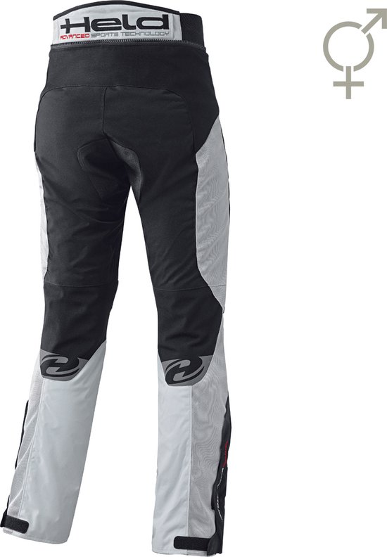 Texpeed heren motorbroek grijs camouflage waterdicht CE (EN 1621-1) bescherming - M Taille/Lang Beenmaat
