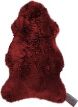 WOOOL Schapenvacht - Rood Australisch M (100cm) 100% ECO - Kortharig - Heerlijk Zacht Schapenvel