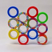 Magnetische Ringen - set van 12 - diverse kleuren- fidget toy