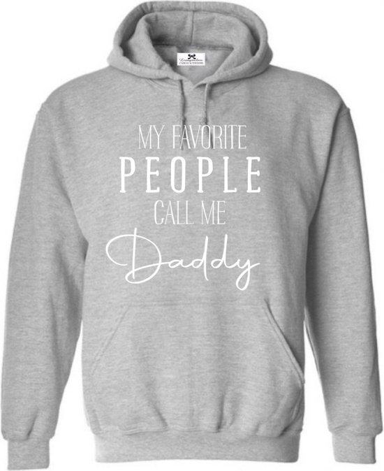 Hoodie-cadeau voor papa-My favorite daddy-Maat M