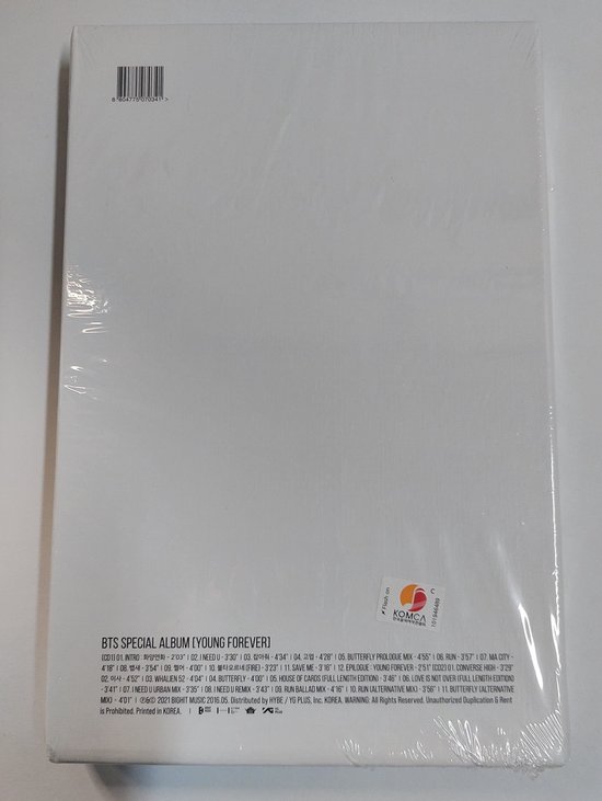 BTS Young Forever - Album CD - Zwarte of witte verpakking | bol