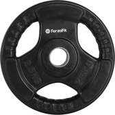 ForzaFit Halterschijf - Halter gewichten - 1x 2.5 kg - 30 mm - Rubber