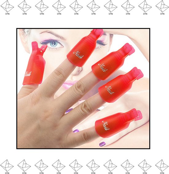 Nagelverlängerungsclips Set – 5 Stück, Transparent & Farbig, Für Gel & Acryl, Einfach Zu Nutzen