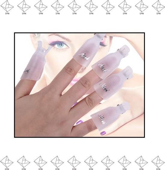 Nagelverlängerungsclips Set – 5 Stück, Transparent & Farbig, Für Gel & Acryl, Einfach Zu Nutzen