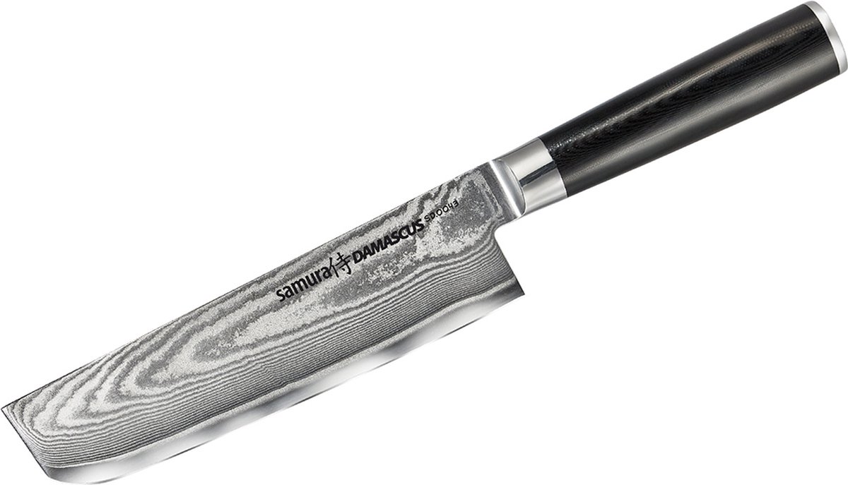Samura Damascus Nakiri hakmes 167 mm - Damaststaal - G-10