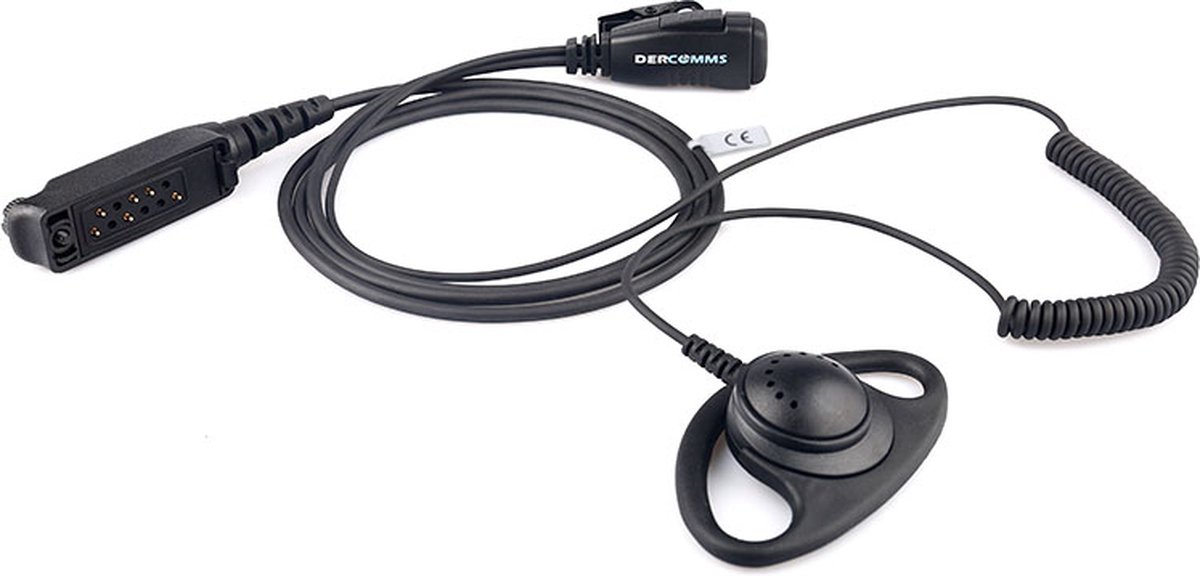 DerComms® Oorschelp oortje voor Sepura SPB, STP en SC serie portofoon