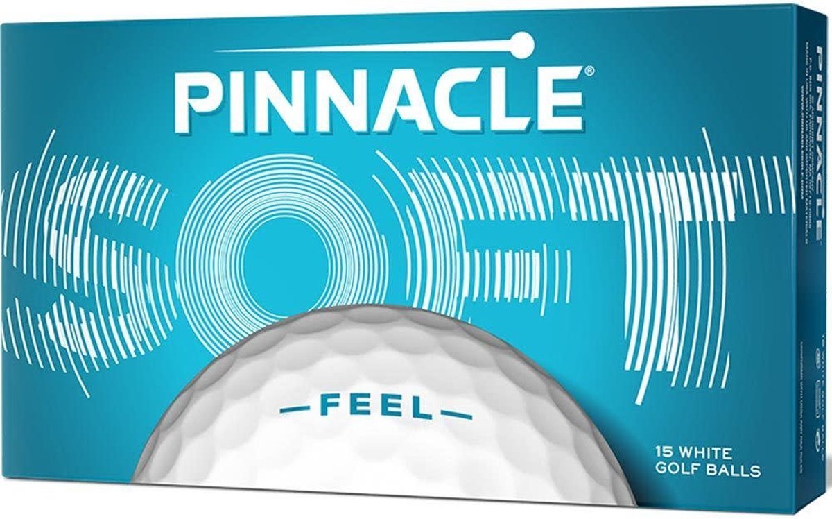 Pinnacle Soft golfballen 15 stuks (wit)