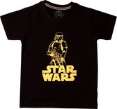 Comfort & Care Apparel | Zwart Star Wars T-shirt | Maat 116