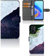 Etui à Rabat OPPO A76 | A96 Coque Téléphone Mer dans l'Espace