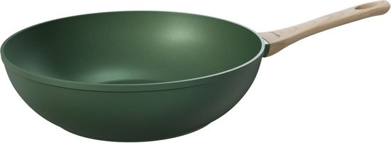 Fackelmann Pan 20 cm statement – keramische gecoate pan – gerecycled aluminium met antiaanbaklaag, honingraatbodemstructuur – voor alle warmtebronnen, inclusief inductie, PFAS-vrij