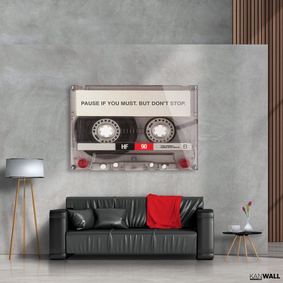 Luxe Plexiglas Schilderij Cassette | 75x100 | Woonkamer | Slaapkamer | Kantoor | Muziek | Design | Art | Modern | ** 5MM DIK**