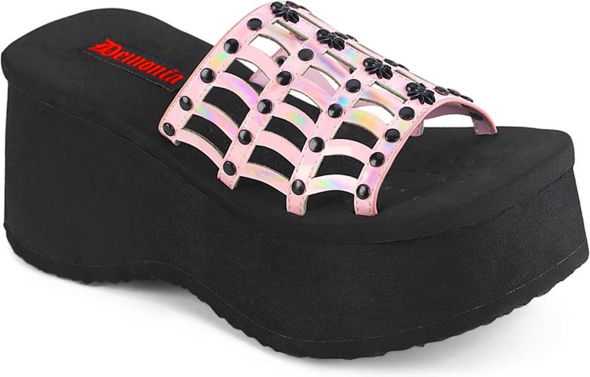 Demonia Plateau Sandaal 39 Shoes FUNN 13 Roze