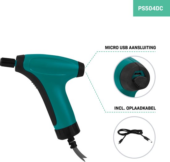 VONROC Accu drukspuit 5 liter – Nooit meer handmatig pompen – Comfortabel draagcomfort - Incl. 2 spuitlansen, schouderband en USB laadkabel