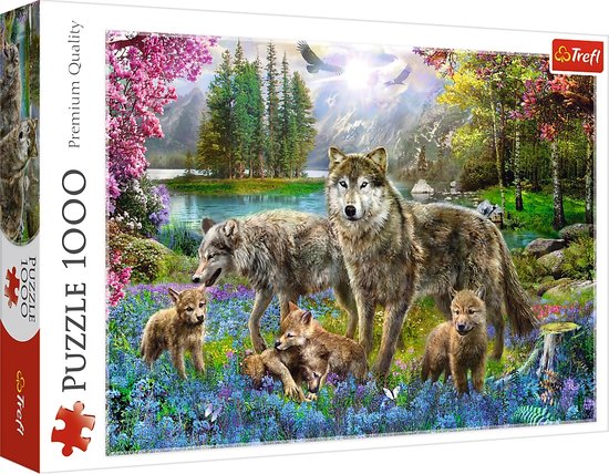 Trefl Wolvenfamilie puzzel - 1000 stukjes