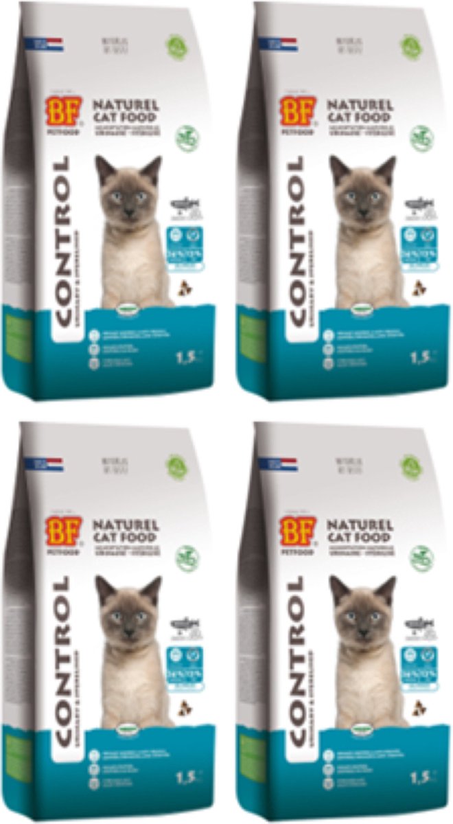 4x Biofood Premium Control Urinary/Sterilised - Kattenvoeding - 1.5kg