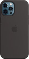 Apple Siliconenhoesje met MagSafe voor iPhone 12 Pro Max - Zwart