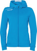 Kempa Player Hood Jacket Dames Kempablauw-Wit Maat M