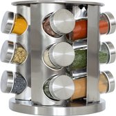 Blackwell Spice rack / Spice carousel - y compris 12 pots à épices - acier inoxydable