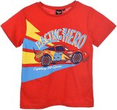 Disney -T-shirt Disney Cars- Jongens - Rood - Maat 122/128