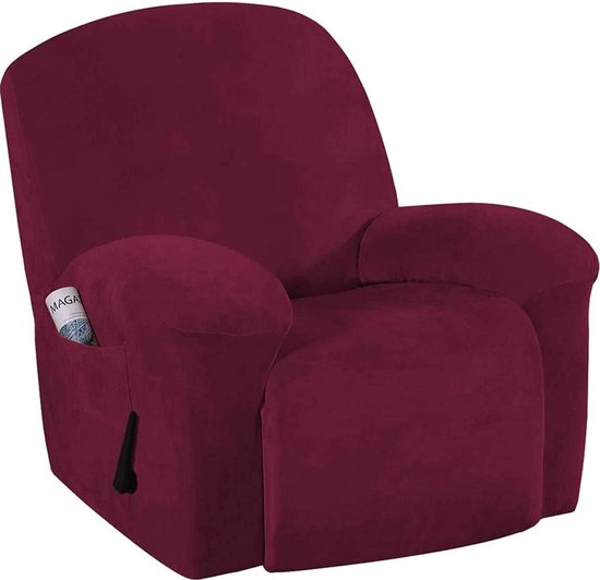 Ronde schotel stoelhoes hoes, fluwelen papasan stoelhoes stretch woonkamer maan stoelhoes (Color : N, Grootte : L