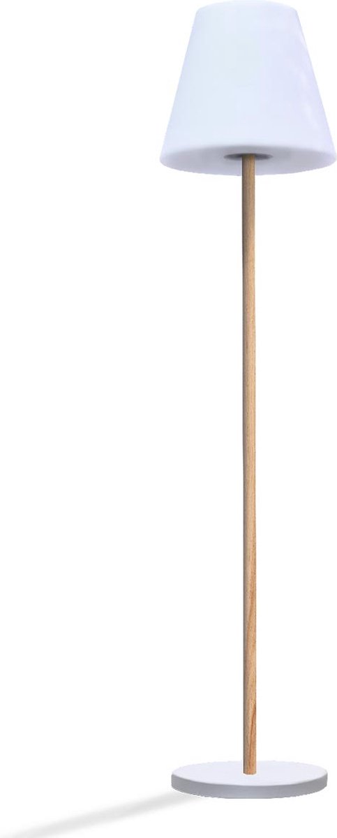Bol.com Straatverlichting op zonne-energie H150CM WOOD aanbieding