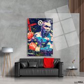 Luxe Plexiglas Schilderij Mike Tyson | 100x150 | Woonkamer | Slaapkamer | Kantoor | Muziek | Design | Art | Modern | ** 5MM DIK**