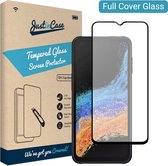 Samsung Galaxy Xcover 6 Pro screenprotector - Full Cover - Gehard glas - Zwart - Just in Case